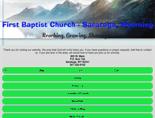 Tablet Screenshot of fbcsaratogawy.org